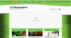 Desktop Screenshot of nxpharmagen.com