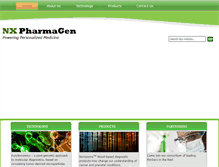 Tablet Screenshot of nxpharmagen.com